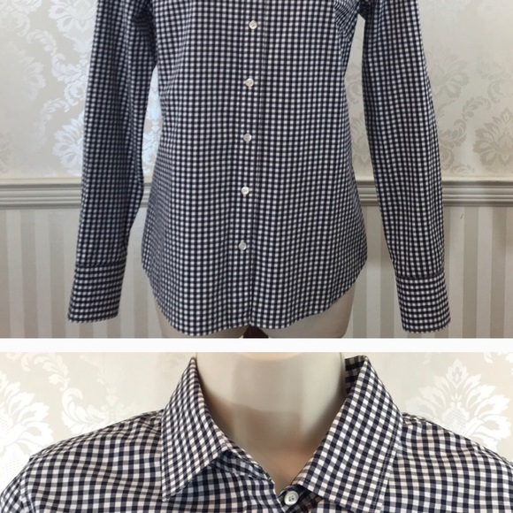 J crew black and white gingham - Picture 2 of 2